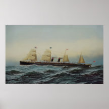 Transatlantische stoomboot van de SS Alaska Guion