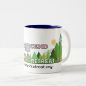 TRANScend Retreat Mug! Tweekleurige Koffiemok (Voorkant rechts)
