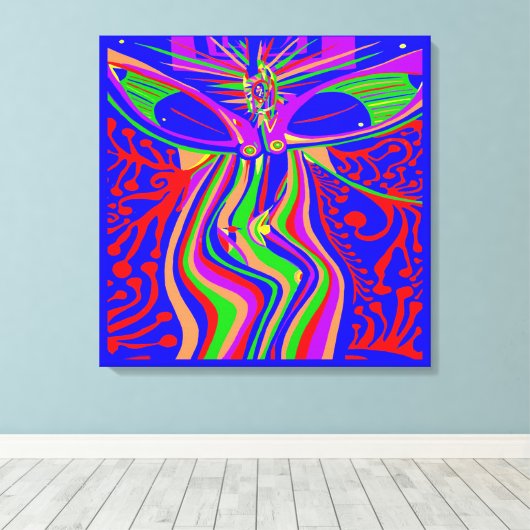 Transcendence Evolution Canvas Afdruk (Insitu (Houten vloer))