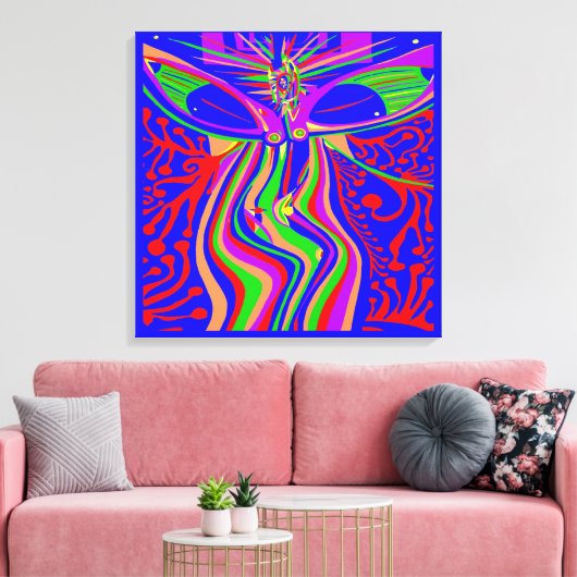 Transcendence Evolution Canvas Afdruk (Insitu (Woonkamer))