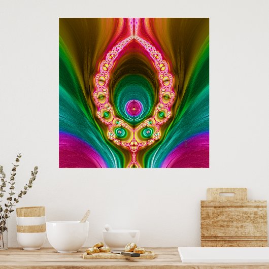 Transcendent Alien Variation 3 Art Print Poster (Keuken)