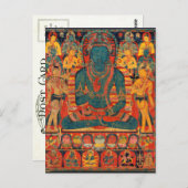 Transcendent Buddha w/Bodhisattvas (13e eeuw) Briefkaart (Voorkant / Achterkant)