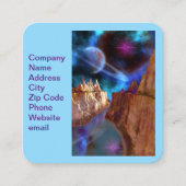 Transcendent Vierkante Visitekaartje (Voorkant)