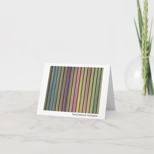 Transcendentale Meditatie Notitiekaartje (Voorkant)
