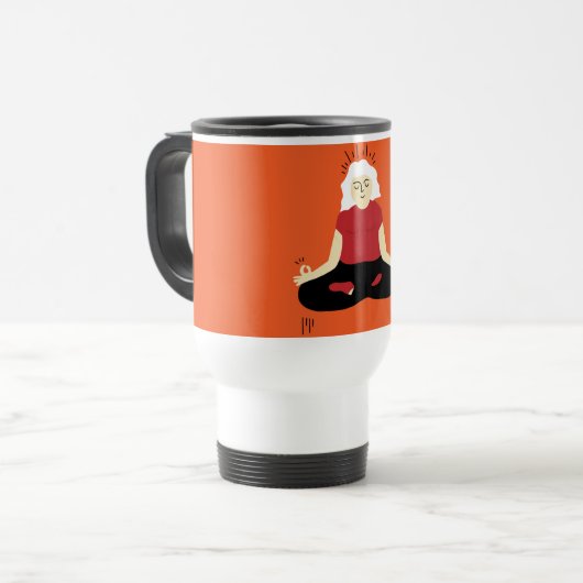 Transcendentale Meditatie Reisbeker (Voorkant links)