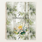 Transcendentie Lotus Bamboe Sereniteit Boeddhisme Planner (Voorkant)