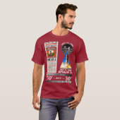 Transcontinental Railroad en Apollo 11 T-shirt (Voorkant volledig)