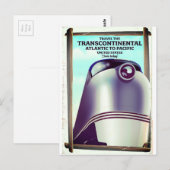 Transcontinental Railroad USA. Briefkaart (Voorkant / Achterkant)