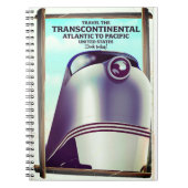 Transcontinental Railroad USA. Notitieboek (Voorkant)