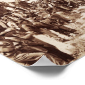 Transcontinentale Spoorweg - Golden Spike Ceremony Poster (Hoek)