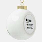 Transdefinitie Keramische Bal Ornament (Links)