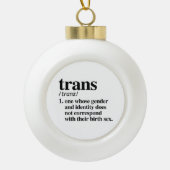 Transdefinitie Keramische Bal Ornament (Voorkant)