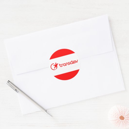 Transdev-Sticker Ronde Sticker (Envelop)