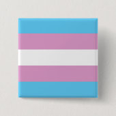 Transexual Pride Vierkante Button 5,1 Cm (Voorkant)