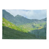 Transfagarasan Alpen Uitzicht – Roemenië Berg Kuns Kussensloop (Achterkant)