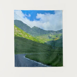 Transfagarasan Alpen Uitzicht – Roemenië Berg Kuns Wandkleed
