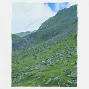Transfagarasan Alpenhelling – Roemenië Fotografie Fleece Deken