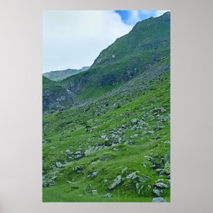 Transfagarasan Alpenhelling – Roemenië Fotografie Poster
