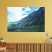 Transfagarasan Bergweg - Roemenië Canvas Afdruk (Insitu (Woonkamer))