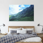 Transfagarasan Bergweg - Roemenië Canvas Afdruk (Insitu (Slaapkamer))