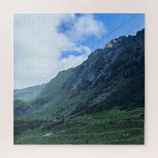 Transfagarasan Bergweg - Roemenië Legpuzzel (Verticaal)