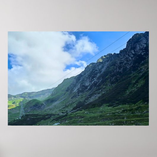 Transfagarasan Bergweg - Roemenië Poster (Voorkant)
