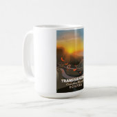 Transfagarasan, Karpatische bergen, Roemenië Road Koffiemok (Voorkant links)