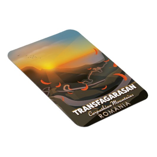 Transfagarasan, Karpatische bergen, Roemenië Road Magneet (Rechterzijde)