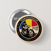 Transfagarasan Roemenië | | Motorfiets Ronde Button 5,7 Cm (Voorkant /achterkant)