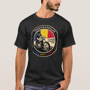 Transfagarasan Roemenië Motorfiets T-shirt