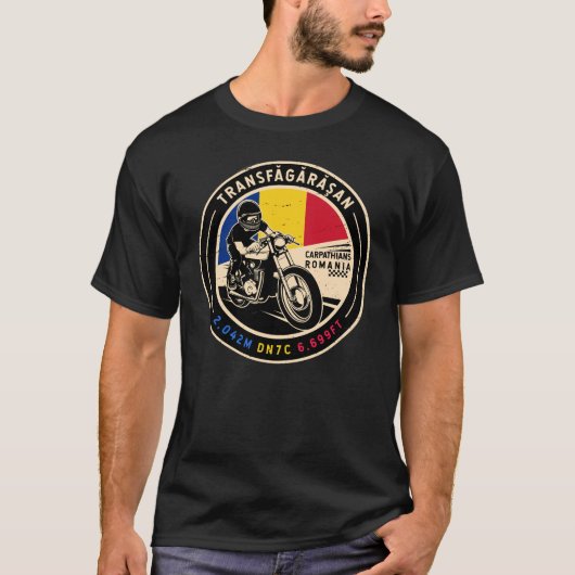 Transfagarasan Roemenië | | Motorfiets T-shirt (Voorkant)