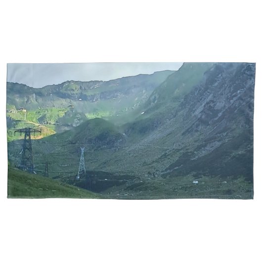 Transfagarasan Weg – Carpathische Berg Prent Kussensloop (Voorkant-Links)