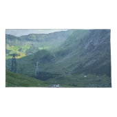 Transfagarasan Weg – Carpathische Berg Prent Kussensloop (Achterkant-Links)