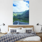 Transfagarasan Weg – Carpathische Bergprint Canvas Afdruk (Insitu (Slaapkamer))