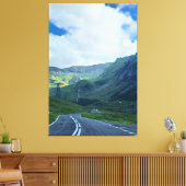 Transfagarasan Weg – Carpathische Bergprint Canvas Afdruk (Insitu (Woonkamer))