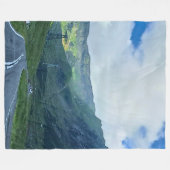Transfagarasan Weg – Carpathische Bergprint Fleece Deken (Voorkant (Horizontaal))