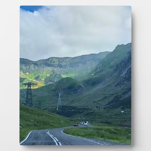 Transfagarasan Weg – Carpathische Bergprint Fotoplaat (Voorkant)