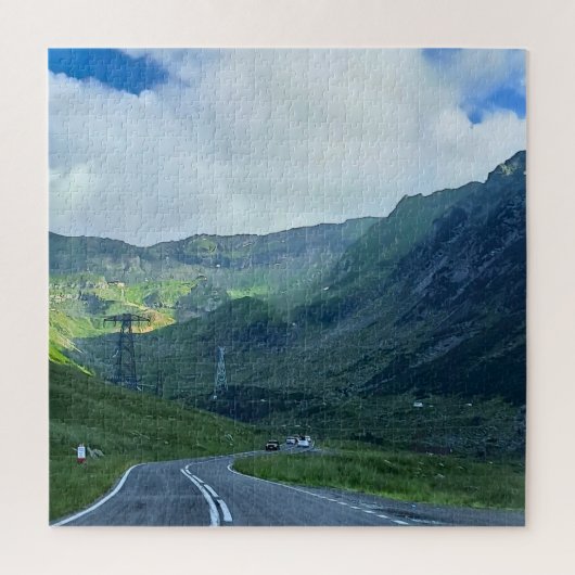 Transfagarasan Weg – Carpathische Bergprint Legpuzzel (Verticaal)