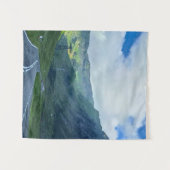 Transfagarasan Weg – Carpathische Bergprint Wandkleed (Voorkant (horizontaal))
