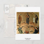 Transfiguratie door Duccio Briefkaart (Voorkant / Achterkant)