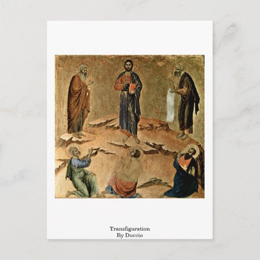 Transfiguratie door Duccio Briefkaart (Voorkant)