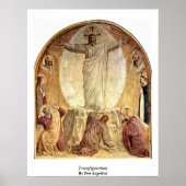 Transfiguratie door Fra Angelico Poster (Voorkant)