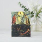Transfiguratie door Giovanni Girolamo Savoldo Briefkaart (Staand voorkant)