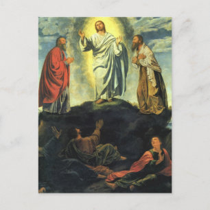 Transfiguratie door Giovanni Girolamo Savoldo Briefkaart