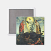 Transfiguratie door Giovanni Girolamo Savoldo Magneet (Voorkant / Achterkant)