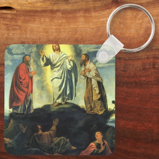 Transfiguratie door Giovanni Girolamo Savoldo Sleutelhanger (Achterkant)