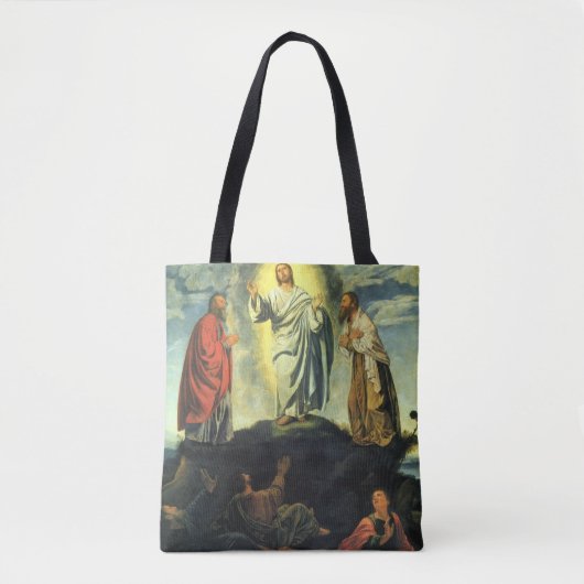 Transfiguratie door Giovanni Girolamo Savoldo Tote Bag (Voorkant)