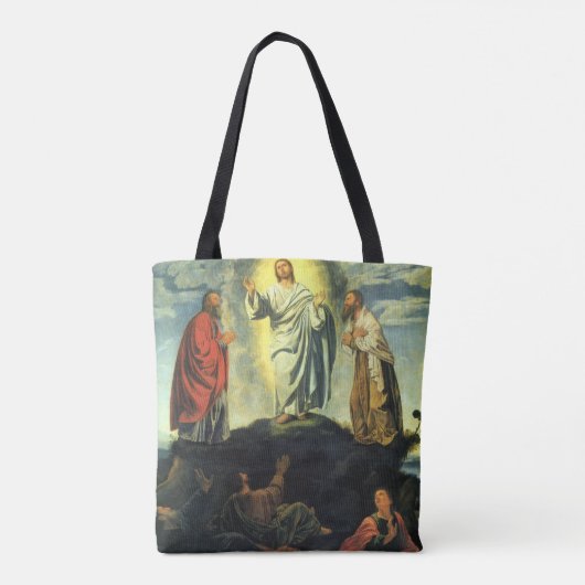 Transfiguratie door Giovanni Girolamo Savoldo Tote Bag (Achterkant)