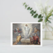 Transfiguratie (olie op koper) briefkaart (Staand voorkant)