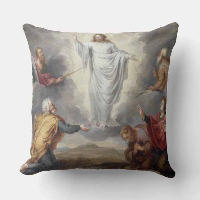 Transfiguratie (olie op koper) kussen (Voorkant)